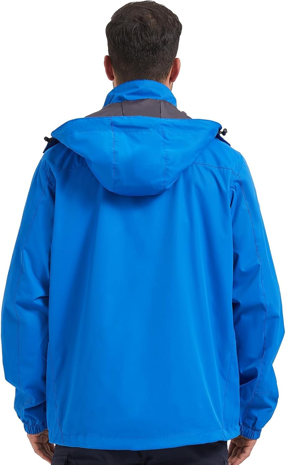 Men's Rain Jacket Waterproof Lightweight Hood jackets for Hiking Cycling Travel Raincoat S-6XL - Image 3