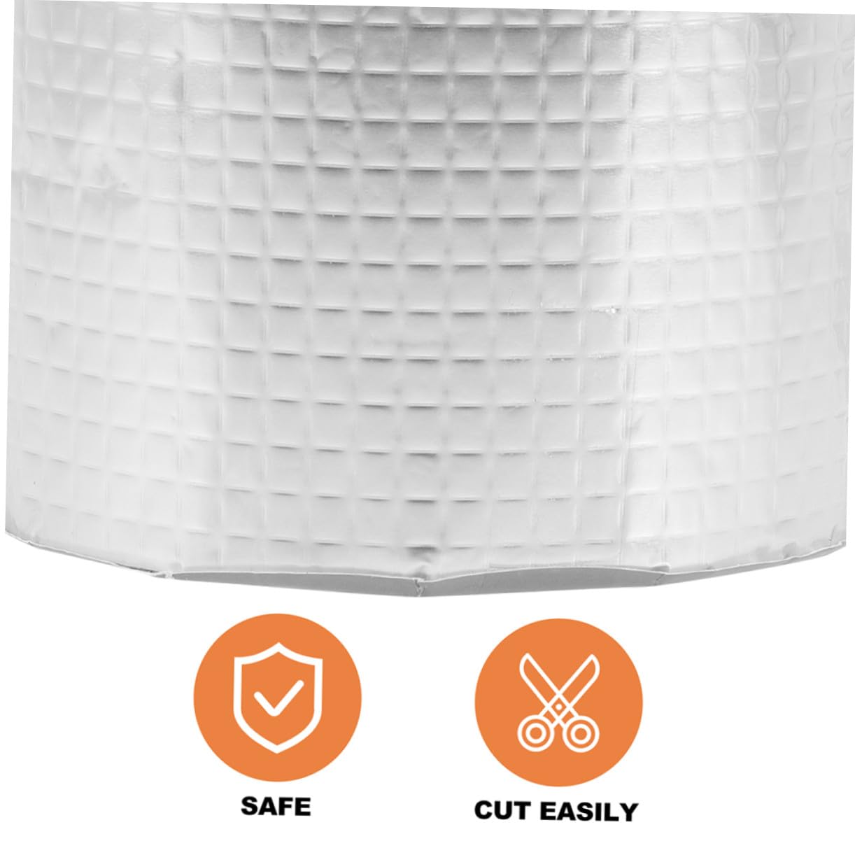 Mikikit Cinta de Aluminio Cinta Selladora para Techos y Paredes de Ducha Autoadhesiva para Reparación de Techos de Rv y Sellado de Fugas de Agua