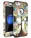 Skylmw iPhone 6 Plus Case,iPhone 6S Plus Case, [Shock Resistant Series ] Hybrid Rubber Case Cover for iPhone 6 Plus,iPhone 6S Plus 3in1 Hard Plastic +Soft Silicone Tree Black
