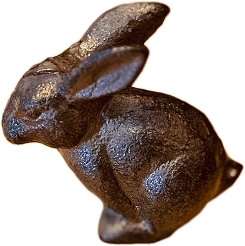 Target Home - Pisapapeles de conejo antiguo hecho a mano, decoración perfecta para decoración de mesa del hogar, oficina, escritorio, figura de