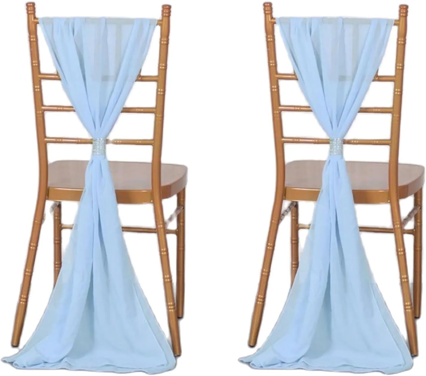 Chair Decor for Wedding 30Pcs Breathable Tulle Chairs Sash Decors–Essential Accessories for Weddings Events&Party Planners(Pink)