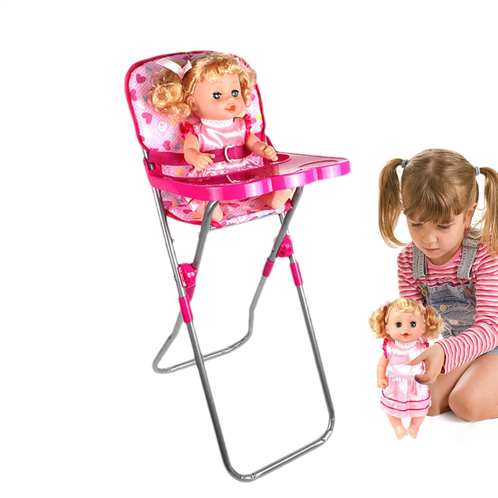 SETLER DUPLOPER | Tiefe, rosa, faltbar und leicht, mit Korb, Kinderwagen | für Mädchen von 4 bis 6 Jahren, Kinderwagen für Zuhause, Kindergarten, Schule