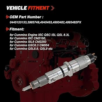 INI - 【】 Amazon.com: 6PCS 0445120133 4945463 4993482 3965749 Common
