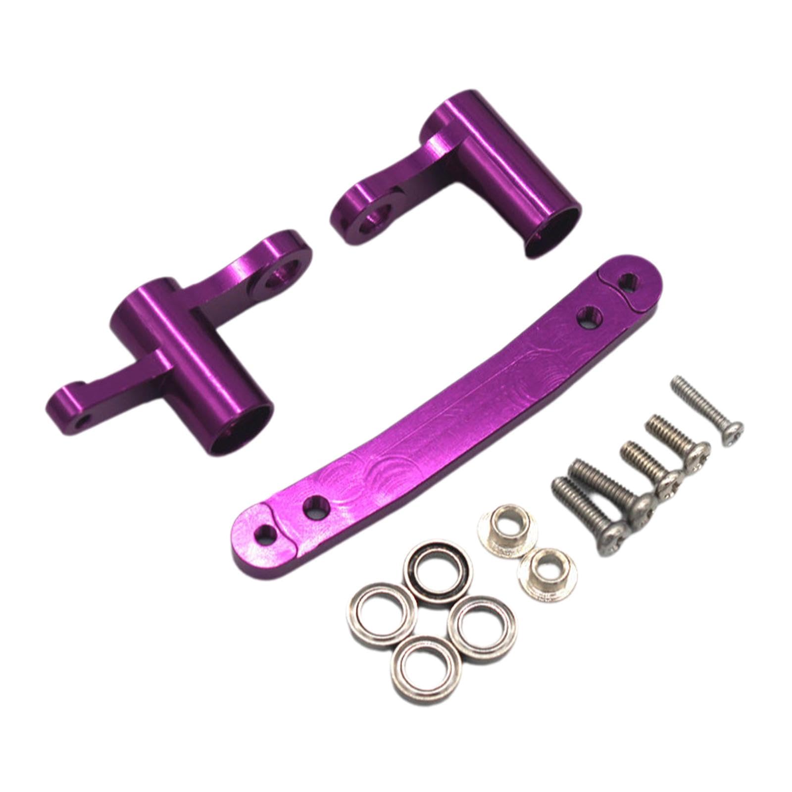 Kit Sterzo per Auto Radiocomandata, Pezzi di Ricambio per I Modelli 16101 E 16102, Viola