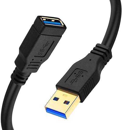 FXAVA Cable de extensión USB de 10 pies, cable de extensión USB 3.0, cable de extensión USB para Playstation, Xbox, Oculus VR, unidad flash USB,