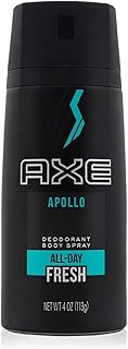 AXE Body Spray for Men Apollo 4 oz (Pack of 11)