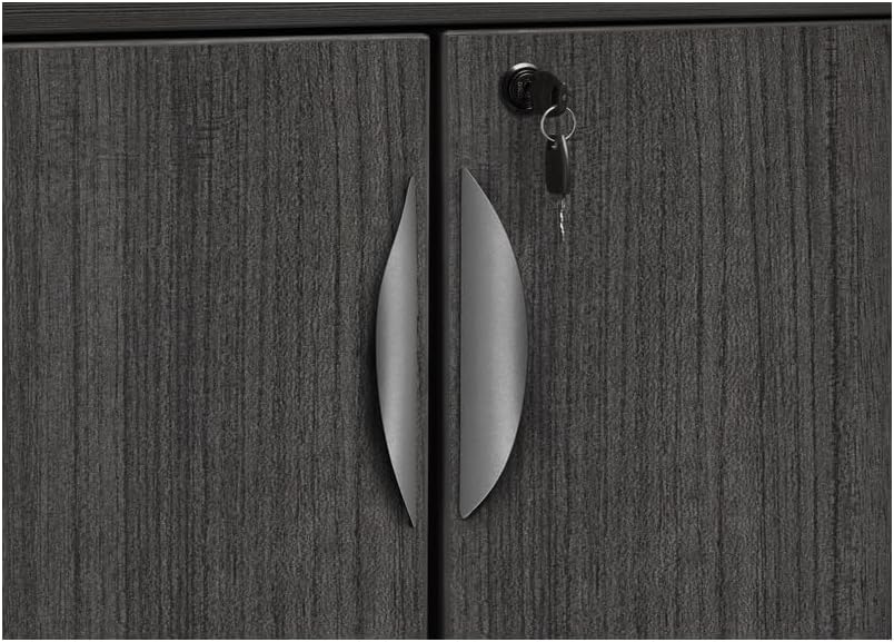 Regency Legacy Stand Up Back to Back Storage Cabinet/Desk- Ash Grey