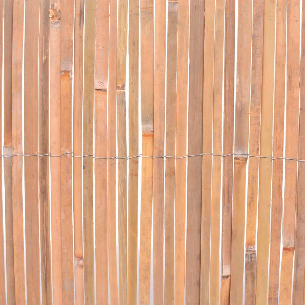 Tappetino frangivista in bambù lungo 4 m, recinzione in bambù 100 x 400 cm e recinzione da giardino in bambù, altezza 1 m, versatile per giardino