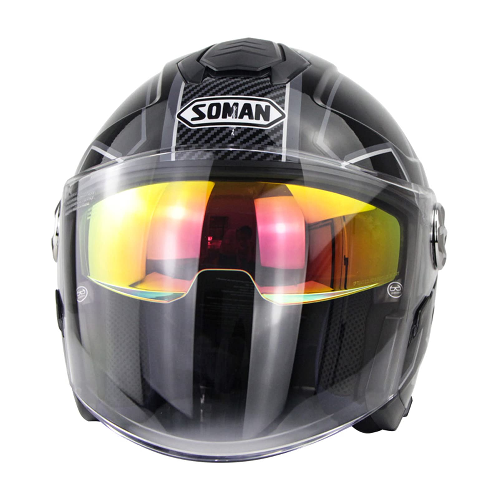 Casque De Moto Adulte 3/4 Ouvert Unisexe Scooter Rétro Demi-Casque DOT/ECE Approuvé Avec Pare-Soleil À Dégagement Rapide Vintage Hommes Femmes Cyclomoteur VTT Cyclisme Casques D'été,A2,L Casque De Moto Adulte 3/4 Ouvert Unisexe Scooter Rétro Demi-Casque DOT/ECE Approuvé Avec Pare-Soleil À Dégagement Rapide Vintage Hommes Femmes Cyclomoteur VTT Cyclisme Casques D'été,A2,L