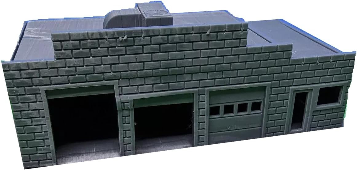 N-Scale Tire and Lube Garage Center N6503