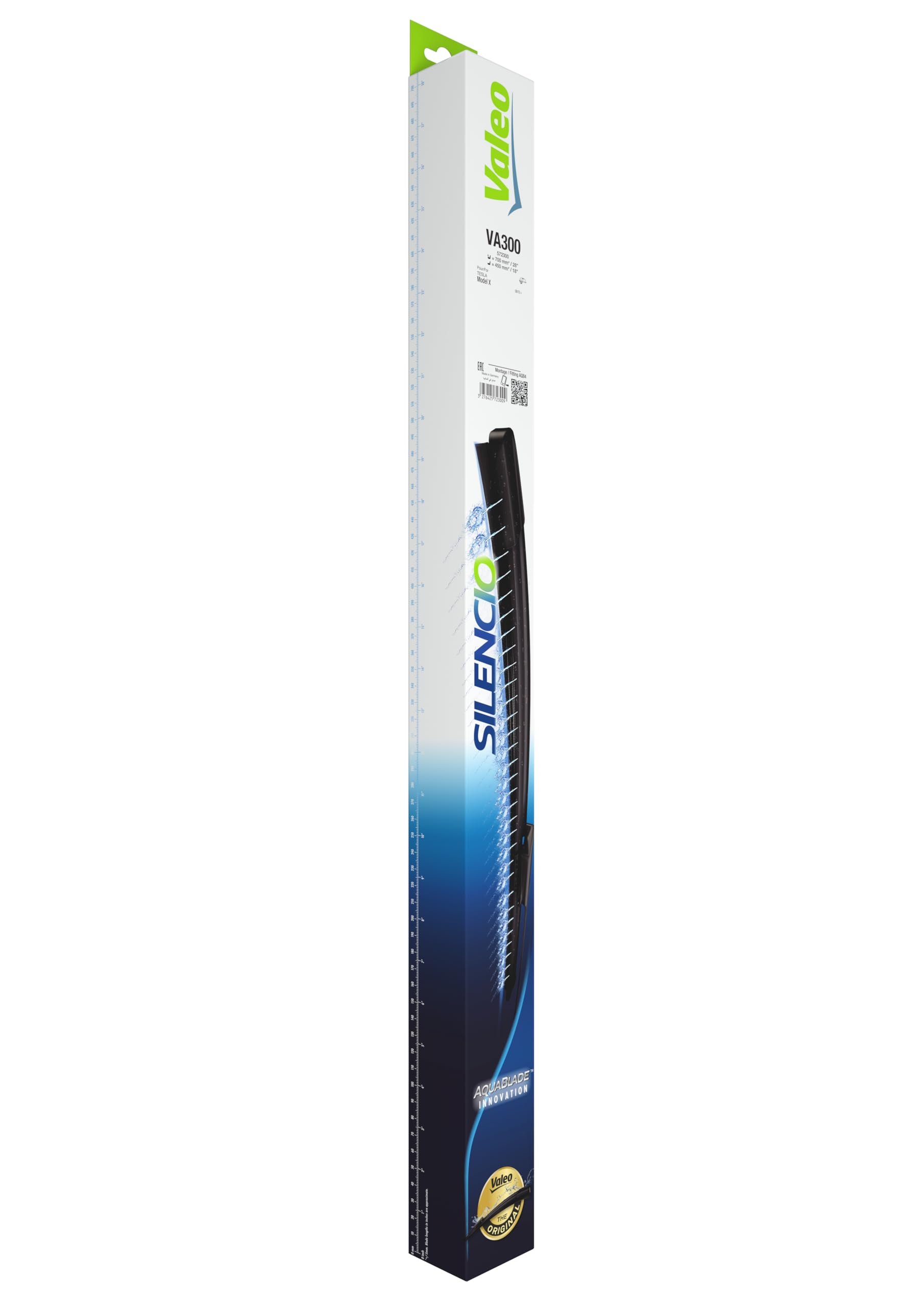 Valeo Silencio 2x AquaBlade Pióra Wycieraczek VA300 - Przód - 700 mm/450 mm