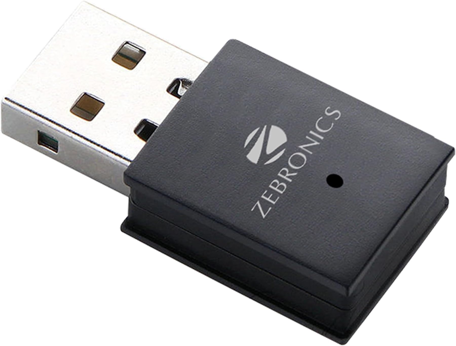 Zebronics USB300WF1 WiFi Dongle Mini Adapter,Supports 300Mbps Wireless Data Transmission Rate with Access Point Mode for Hotspot (Black)
