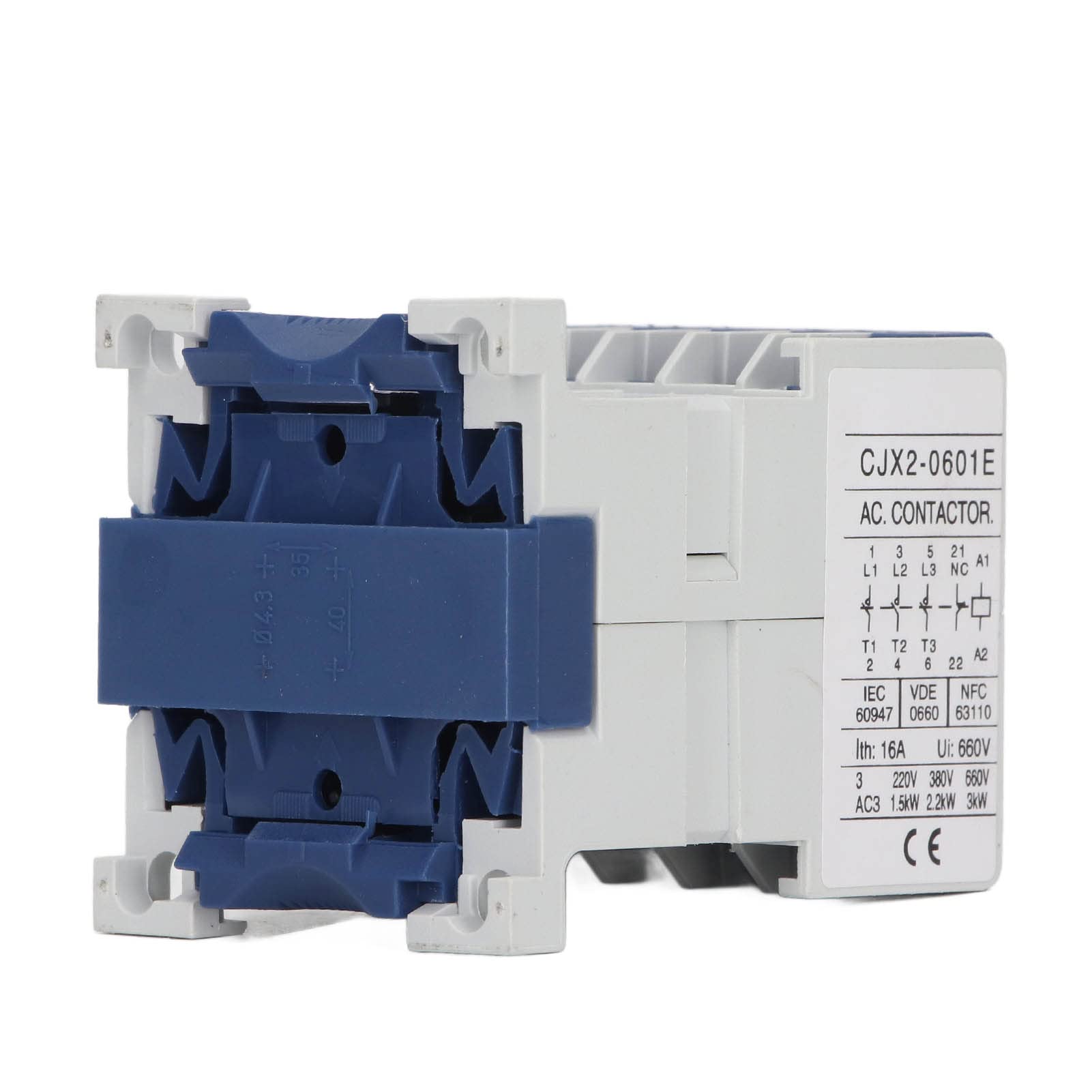 Relais de Remplacement 3 Pôles 220V pour Contacteur Industriel Triphasé - Relais de Puissance pour Distribution Électrique