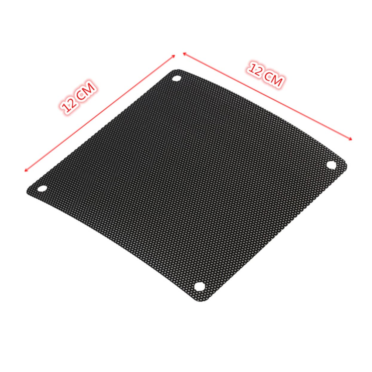 PVC Fan Dust Cover Mesh Dustproof Fan Mesh Cover for Pc 10pcs Pack 120x120mm