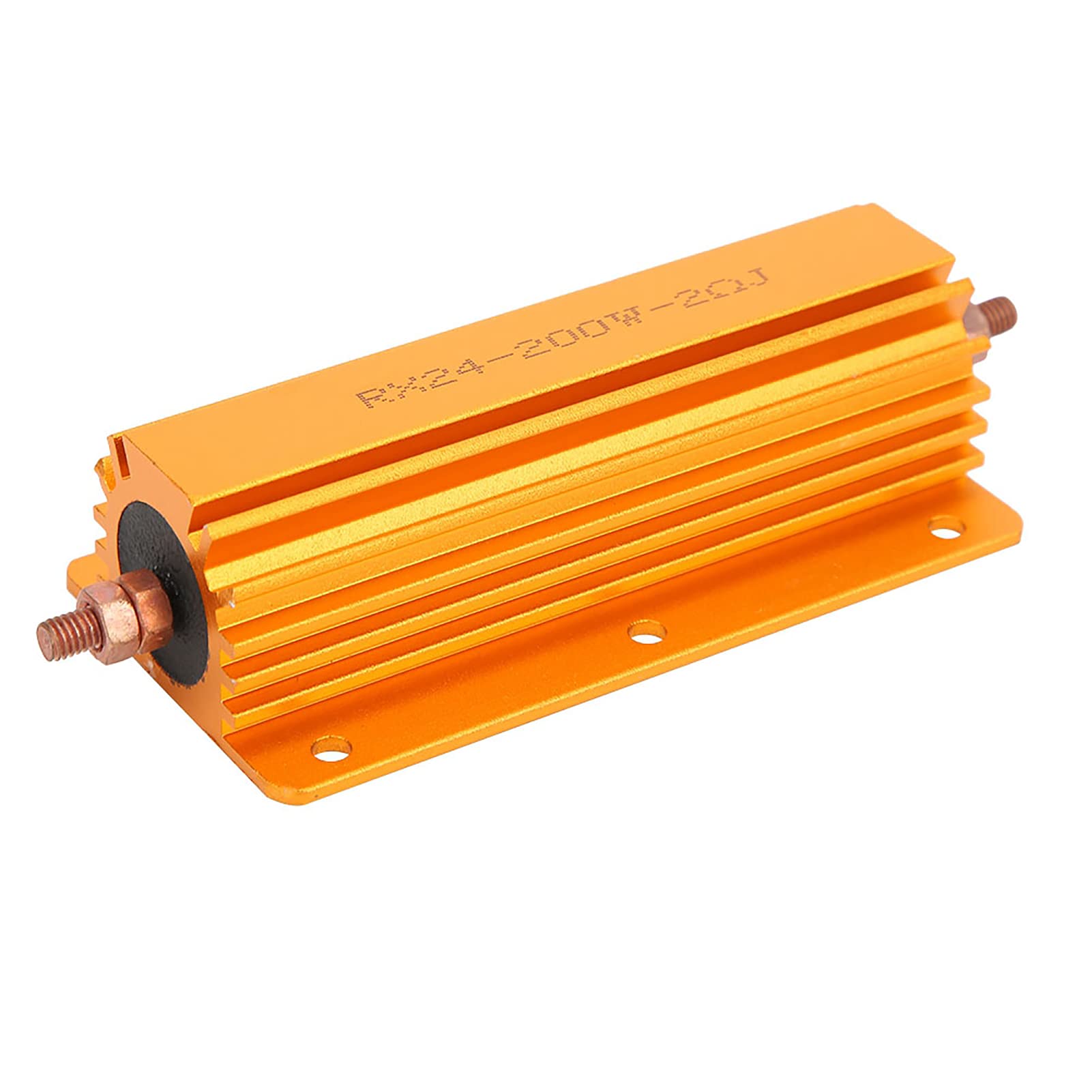 RX24 Professional 200w, Rezystor Mocy Obudowa Aluminiowa Rezystor Mocy 200w 2 2R Wysoki 500w 200 Watt Przemysłowe Materiały Elektryczne