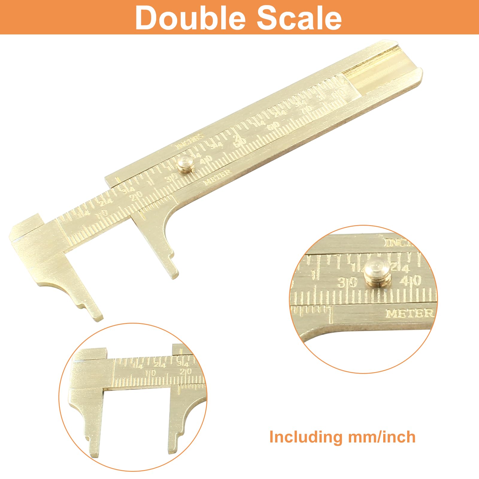 Brass Vernier Caliper - Precision Measurement Tool -3