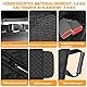 GARELF Hundedecke Auto Rückbank, Haltbare Autoschondecke Hund Rücksitz(134x118cm) mit 1 Elastischen Hundesitzgurt, Kratzfest & Wasserdicht Hängematte für Kinder Passend für Alle LKWs PKWs SUVs