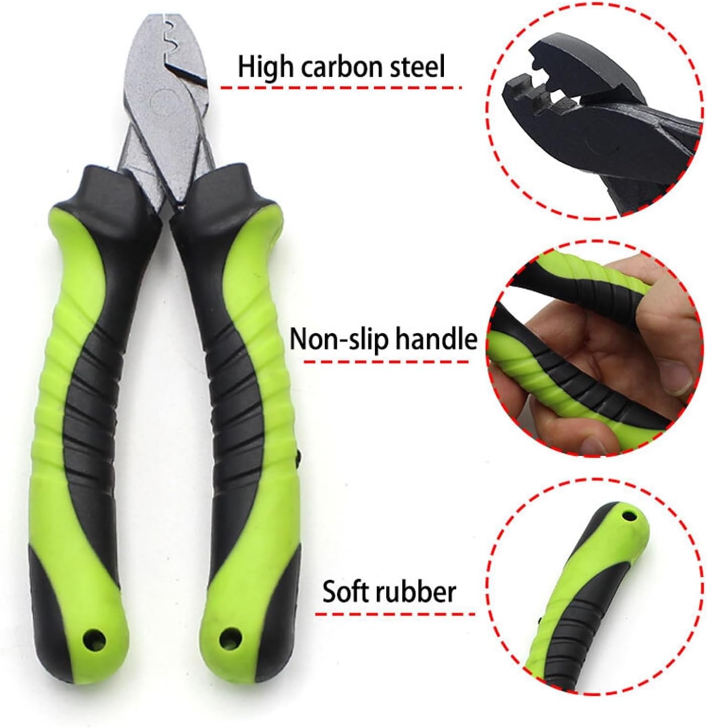 Fishing Accessories Carp Crimps Plier Tool For Stiff Coated Braids Mono Leader Booms Hair Rig Method Feeder Fishing Tackle(Plier)
