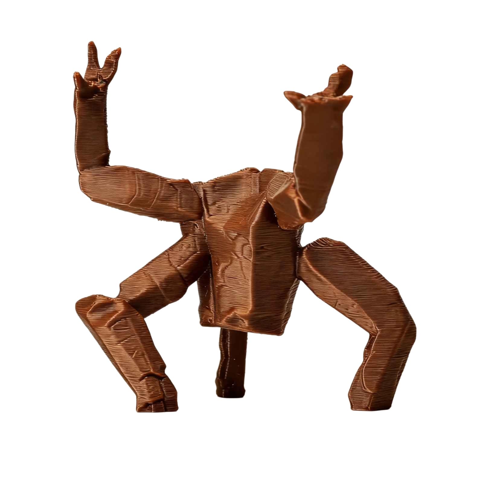 Project Hail Mary Rocky Pen Holder, 3D Printed Alien Sculpture Desk Decor, Rocky Project Hail Mary Merch, Unique Movie Merchandise Gift for Fans, Pen Stand for Office (Brown)