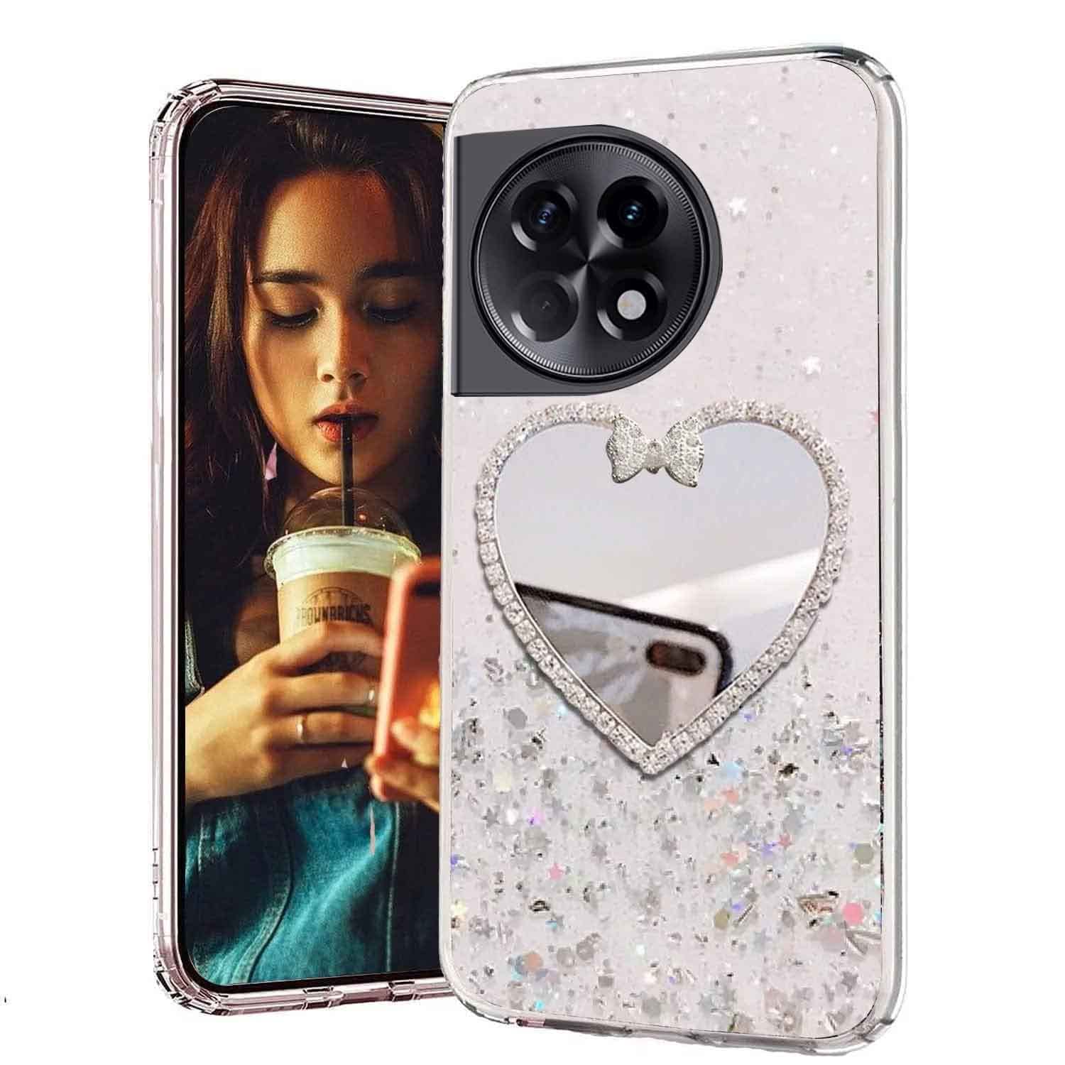 See full amazon price history chart for KC Back Cover for Oneplus 11R 5G, Bling Starry Night Love Round Mirror Stand Holder Shining Dry Fixed Glitter Stars Soft Silicone Camera Protection Case (Transparent) KC Back Cover for Oneplus 11R 5G, Bling Starry Night Love Round Mirror Stand Holder Shining Dry Fixed Glitter Stars Soft Silicone Camera Protection Case (Transparent) (B0C43TRCQ7) Amazon Price History, Amazon Price Tracker