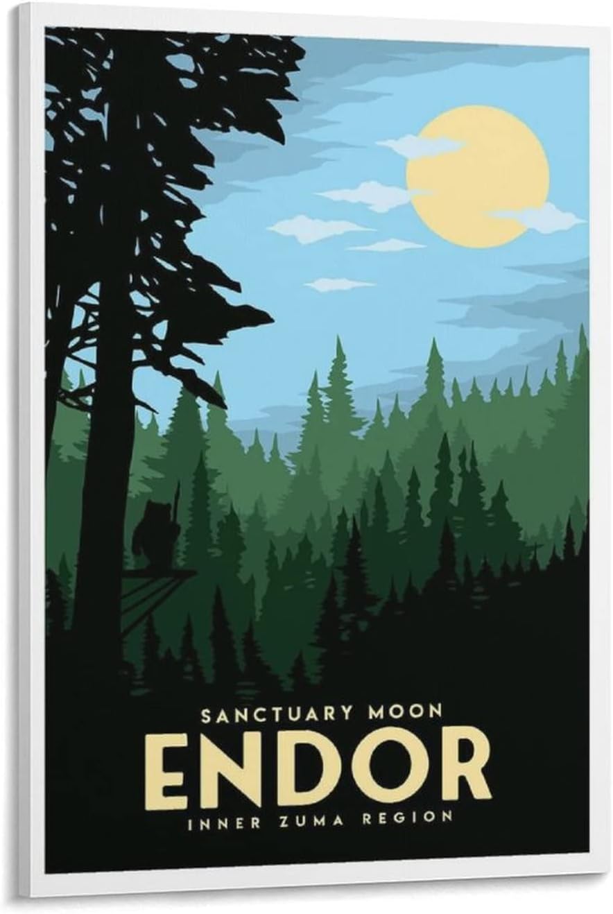 代引き不可 映画スターウォーズendorレトロ旅行ポスター アートパネル ポスター キャンバスウォールアート現代 代引き不可 映画スターウォーズendorレトロ旅行ポスター アートパネル ポスター キャンバスウォールアート現代