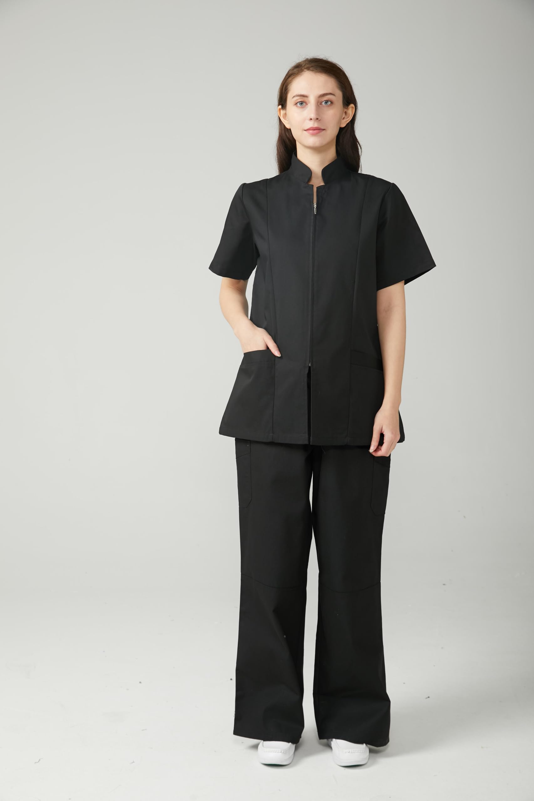 Victory Uniforme Sanitario Mujer Casaca Pantalón Clínica Enfermería Estética Profesional Transpirable Cómodo Resistente Diseño Moderno Uso Diario Hospital SPA Consulta Trabajo Sanidad - 829&8312