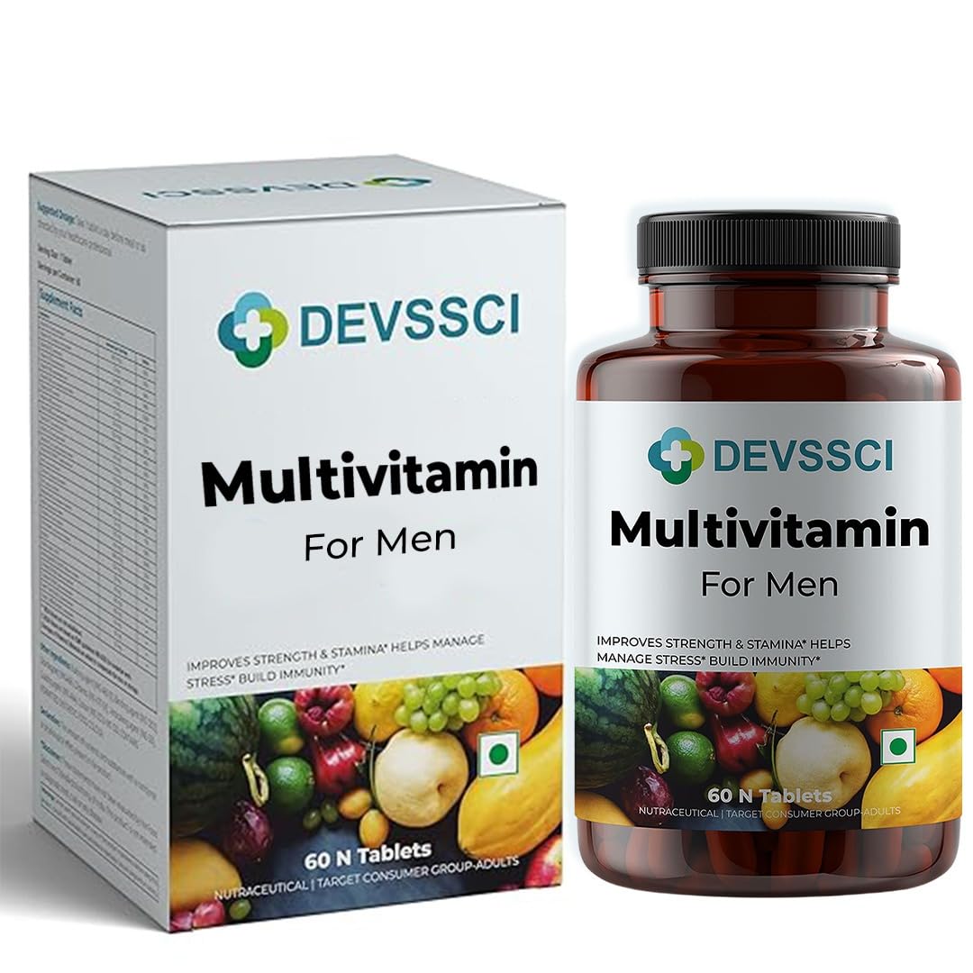 Devssci Multivitamin Tablets with Grape Seed Extract – 60 Veg Tablets | With Biotin, Vitamin C, D3, Zinc & Essential Nutrients-image-8