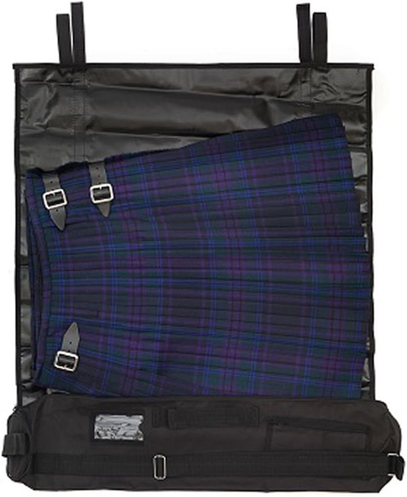J Wood Mens Black Kilt Roll Kilt Carrier at Amazon Men’s Clothing store