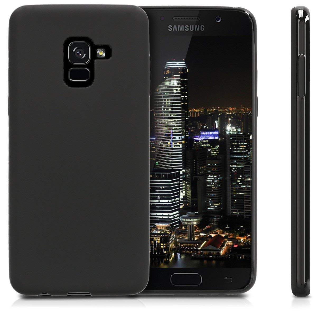 Helix Candy Corners Protection Candy Silicone Back Cover for Samsung Galaxy A8 (2018) / A530F / A530F/DS- Black (B0795PWLPW) Amazon Price History, Amazon Price Tracker
