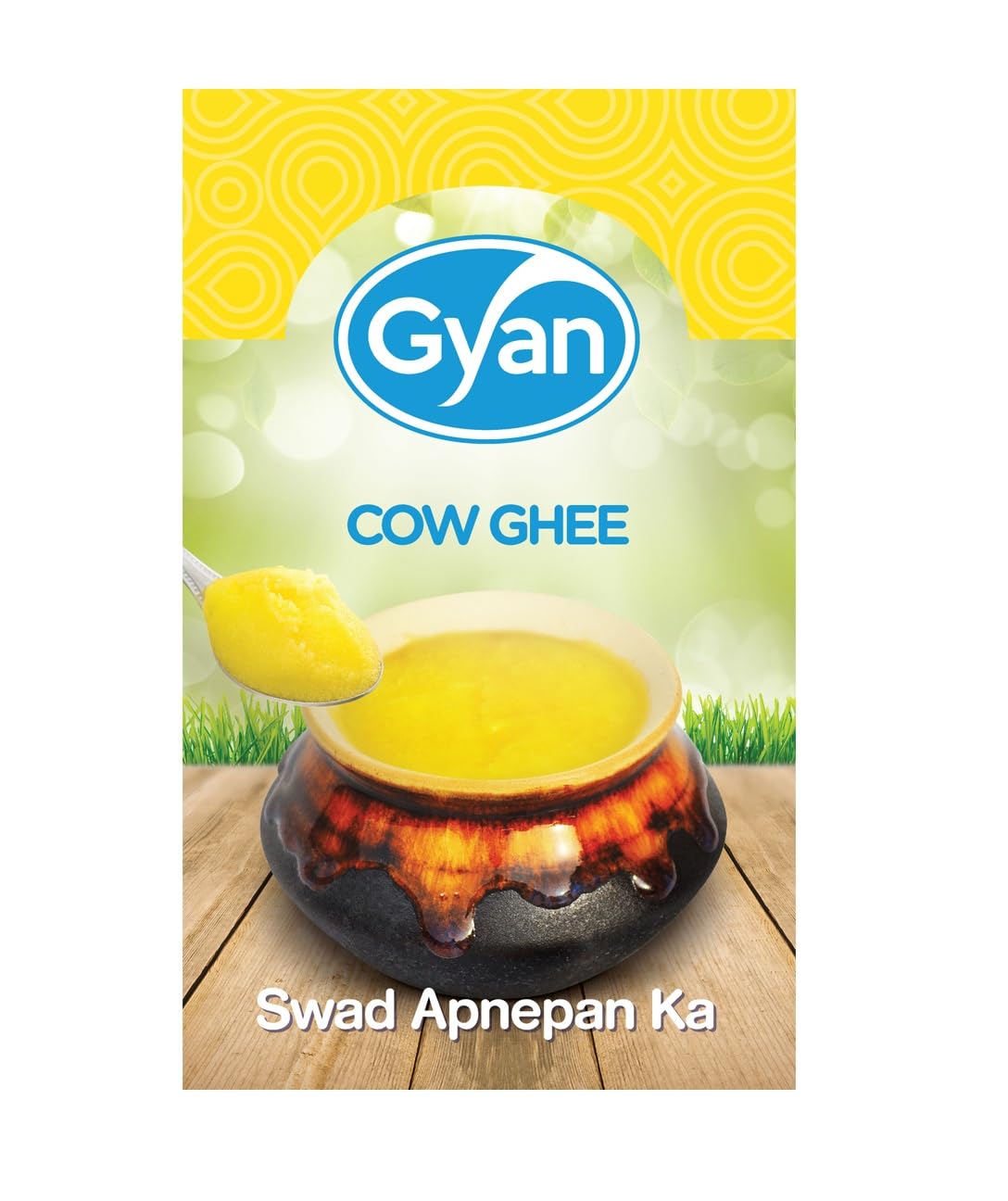 Gyan Cow Ghee 500 ml | Curd-Churned | Pure, Natural & Healthy | Perfect Aroma & Danedar Ghee | Grass-Fed Cultured Ghee (500 ml) (B0CGX4VY7P) Amazon Price History, Amazon Price Tracker
