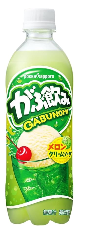 Amazon.co.jp: ポッカサッポロ がぶ飲み メロンクリームソーダ