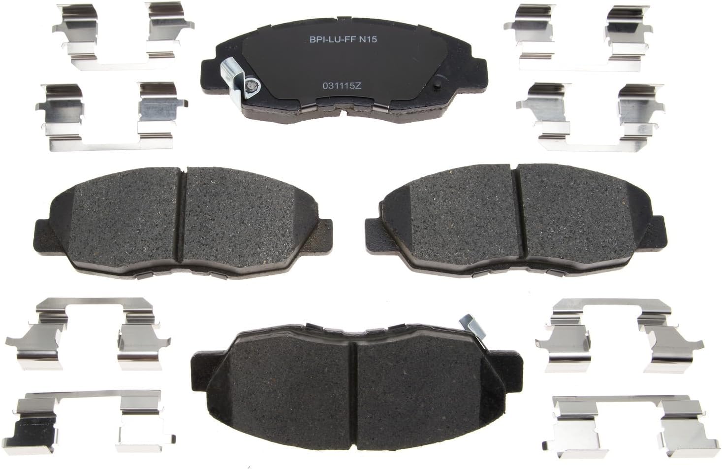 Raybestos R-Line Automotive Replacement Front Brake Pad Set for Select Acura, Honda (MGD465ACH)