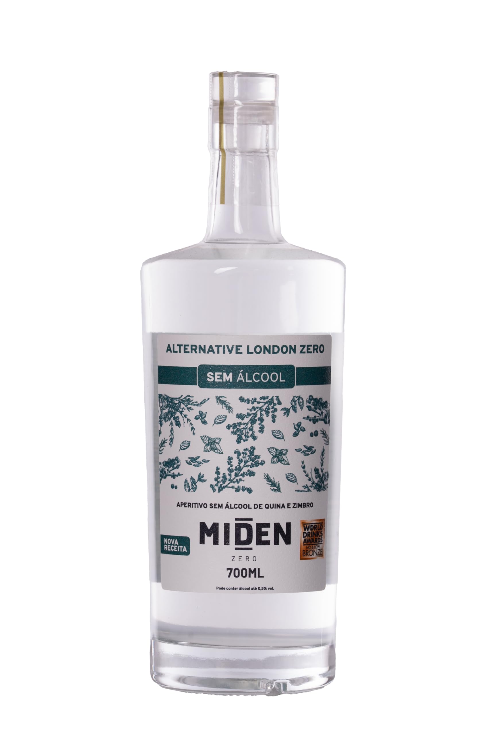 Miden Alternative London Zero 700ml - Aperitivo Sem Álcool de