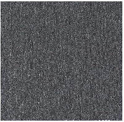 MYOYAY 20Pcs Carpet Square Tiles 20'' x 20'' Heavy Duty Commercial Carpets Squares Cuttable Carpet Floor Tile Washable for Home Office Hotel, Dark Gray, 20 Tiles/53.8 sq Ft