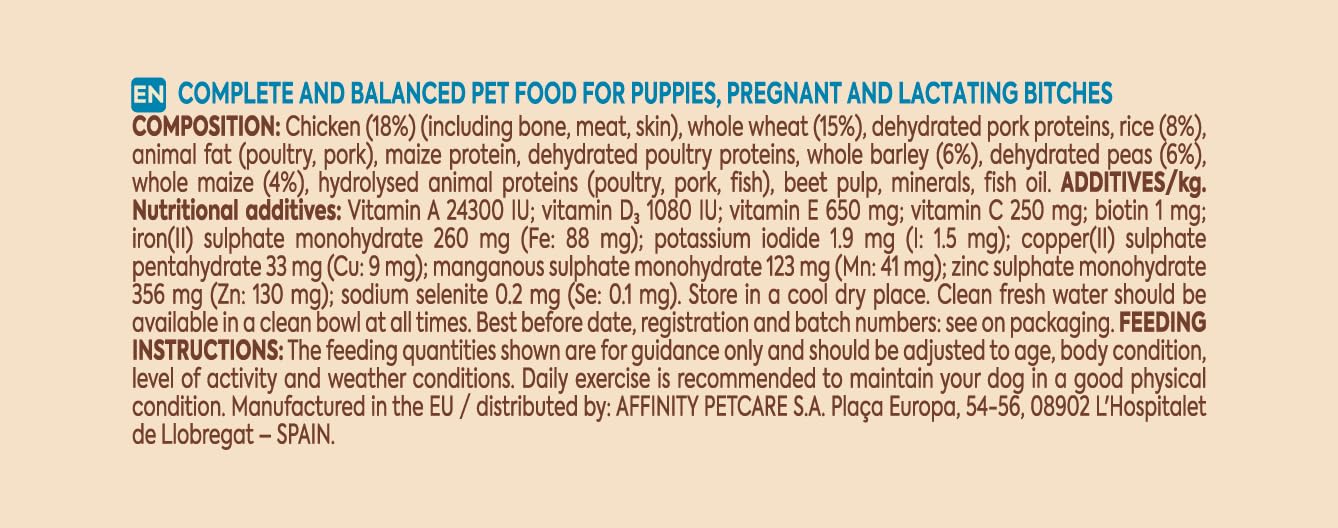 Ultima Medium-Maxi Junior Pollo, Comida seca para perros, Pack de 3 x 3kg, Total 9kg