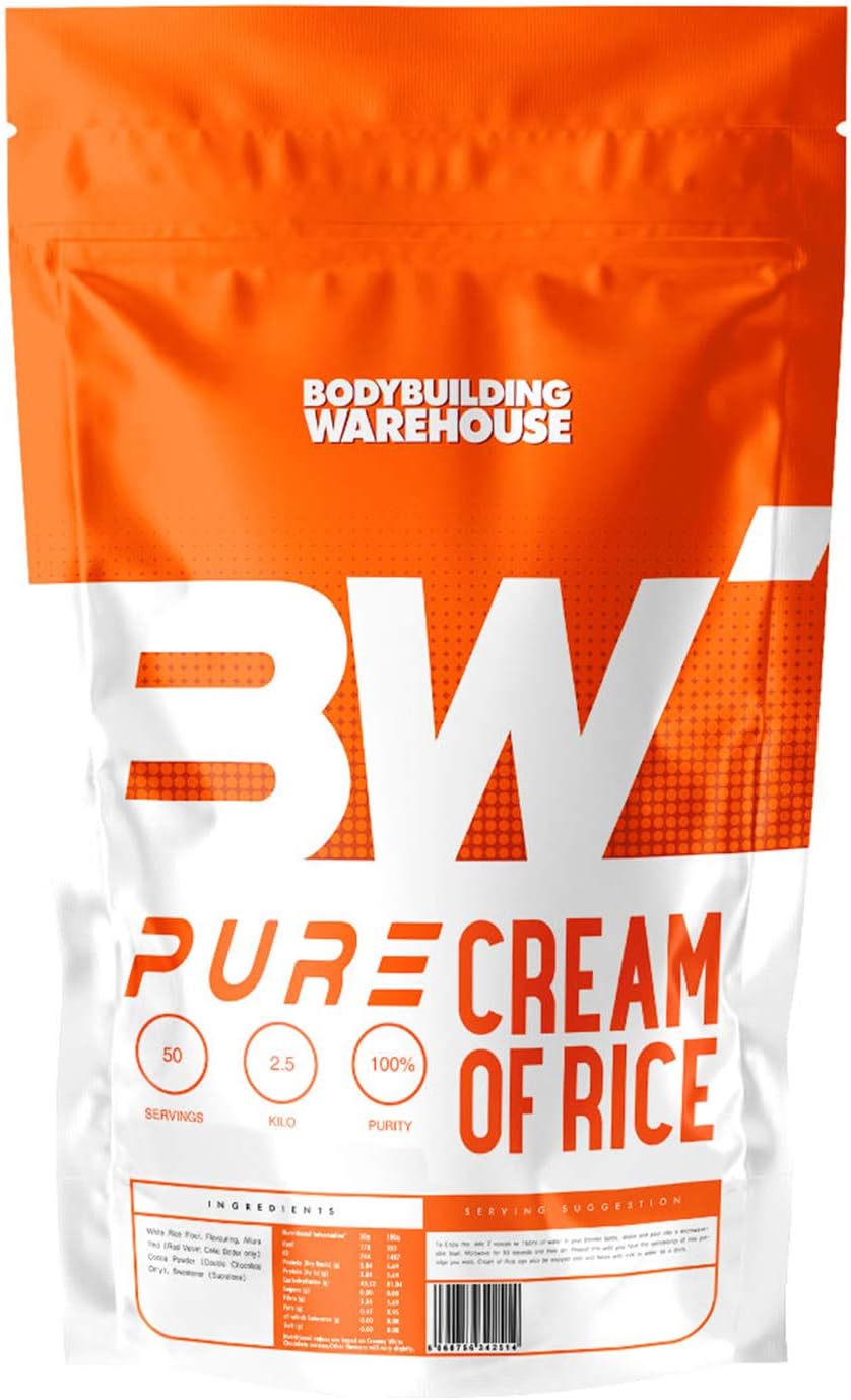 Bodybuilding Warehouse Pure Cream of Rice Gluten Free Alternative to