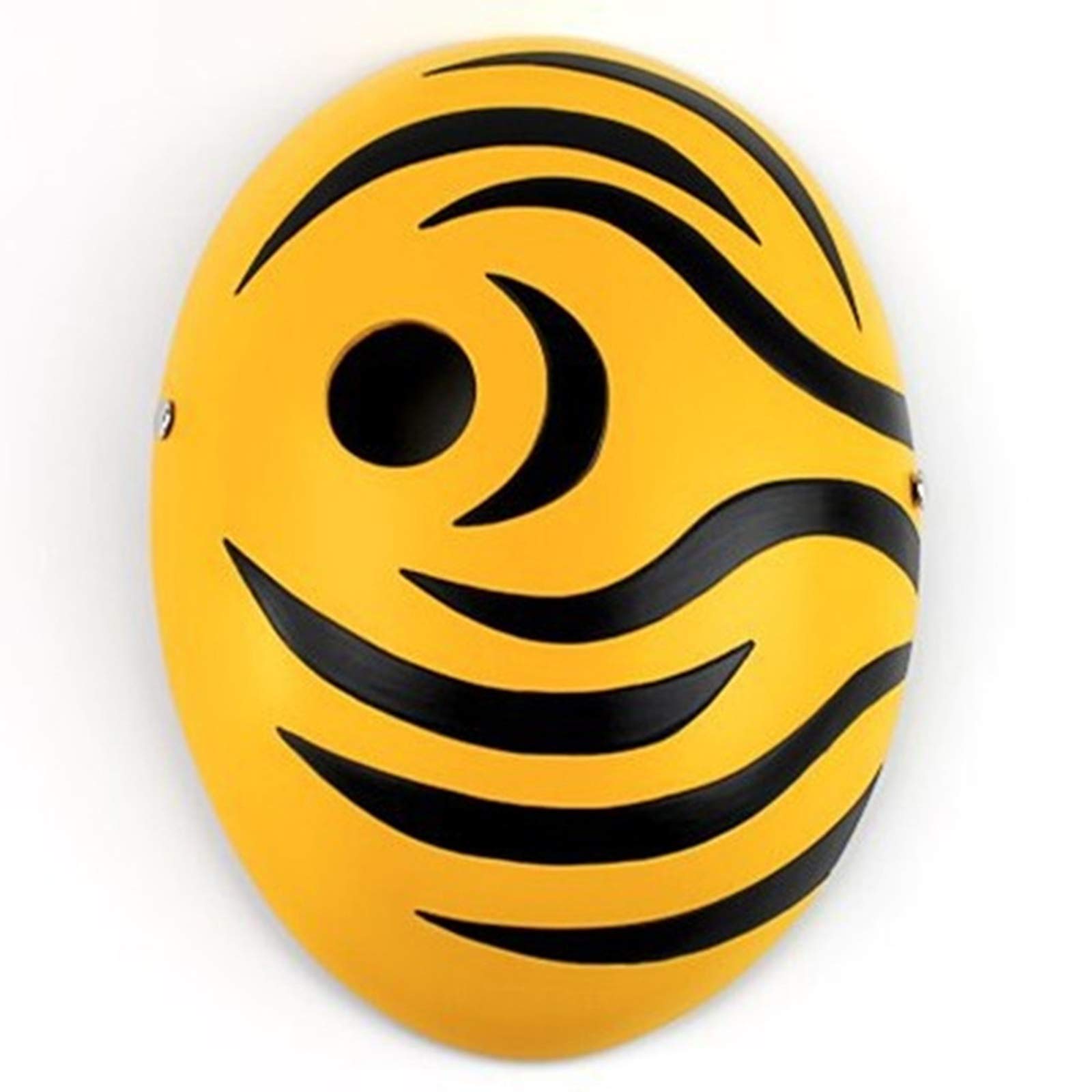 Mulrcks Resin Halloween Mask,Uchiha Obito Theme Game Mask for Cosplay Party, Masquerade Party Anime 