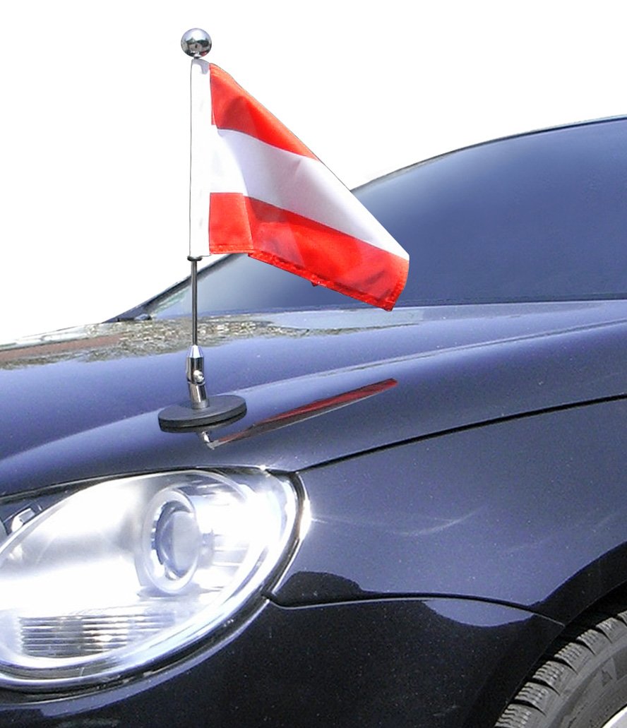Pavillon pour véhicule Diplomat-1.30-Chrome Autriche amovible sans rayer la carrosserie