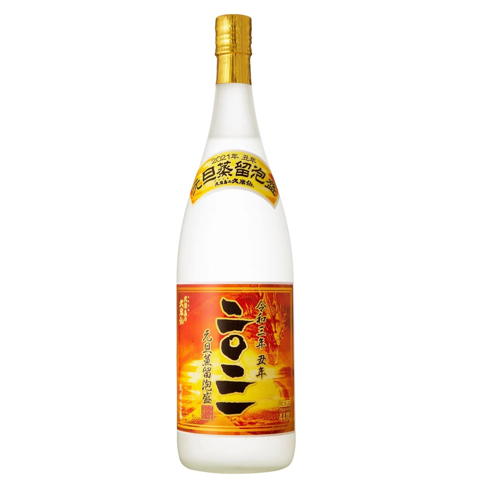 Amazon.co.jp: 久米島の久米仙 2021元旦蒸留 44度1800ml : 食品・飲料