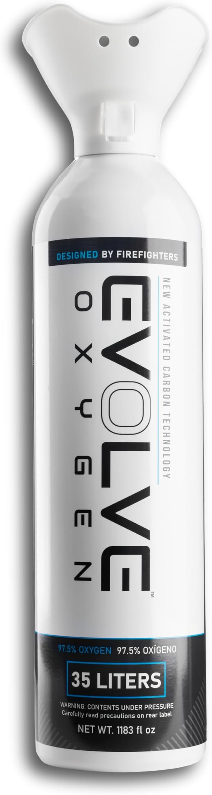 EVOLVE 35-Liter Pure Oxygen Canister with Breathing Cup | Portable Oxygen Can | Boosts Performance, Speeds Recovery (1)