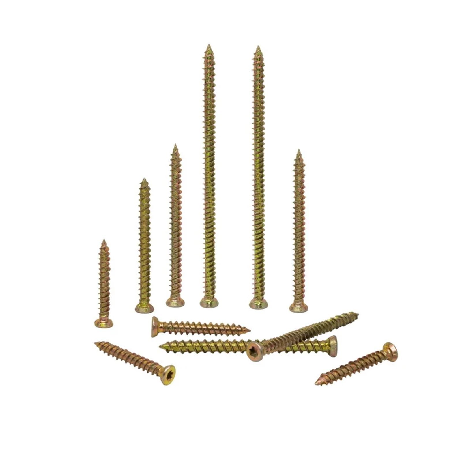 Tornillos de hormigón, Tornillo autorroscante de Pared, Cabezal de accionamiento for fijación de Pared, instalación de Puertas y Ventanas, Perno de expansión de 7,5mm(7.5X52 (60PCS))