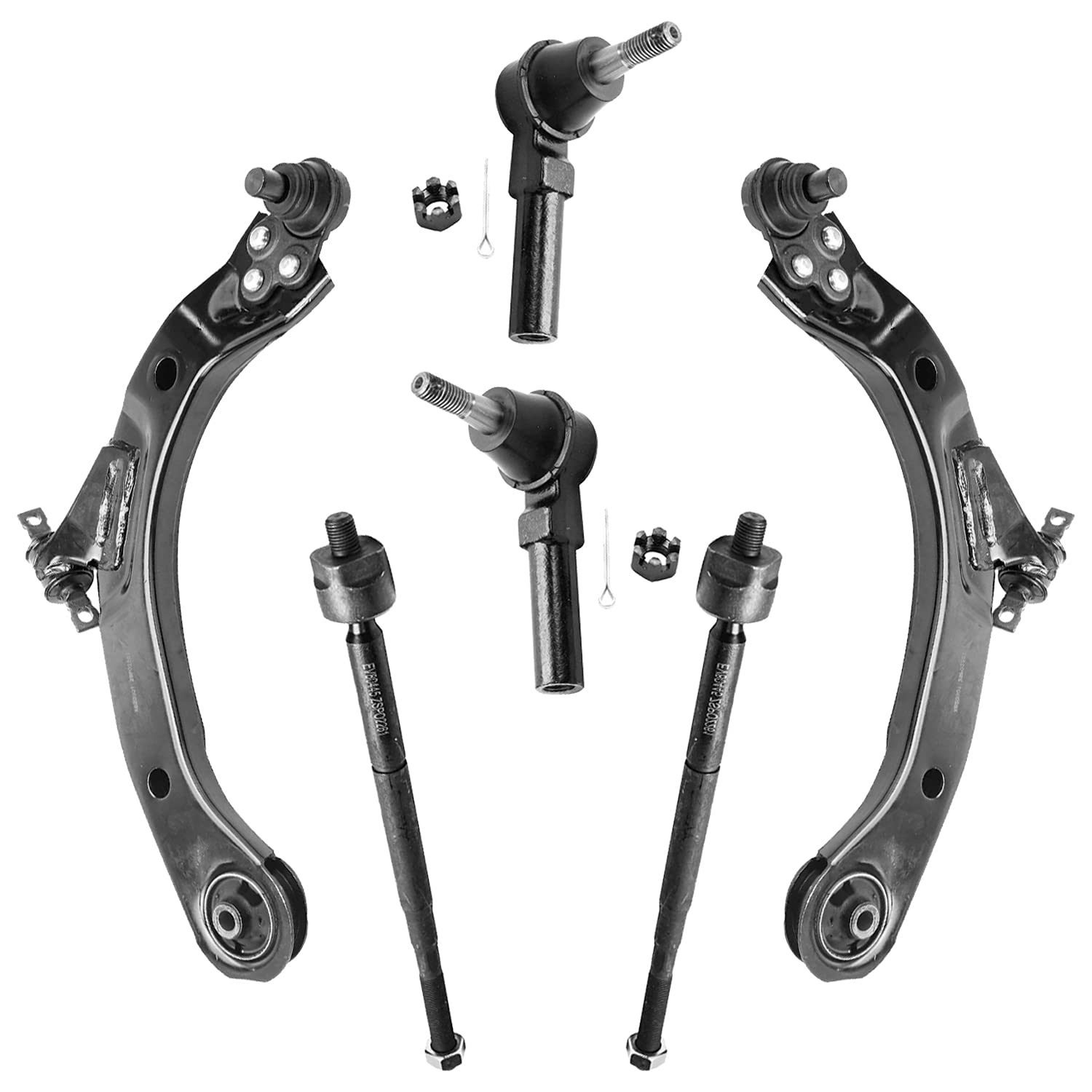 Detroit Axle - 6pc Front End Control Arms Kit for Chevy Cobalt HHR