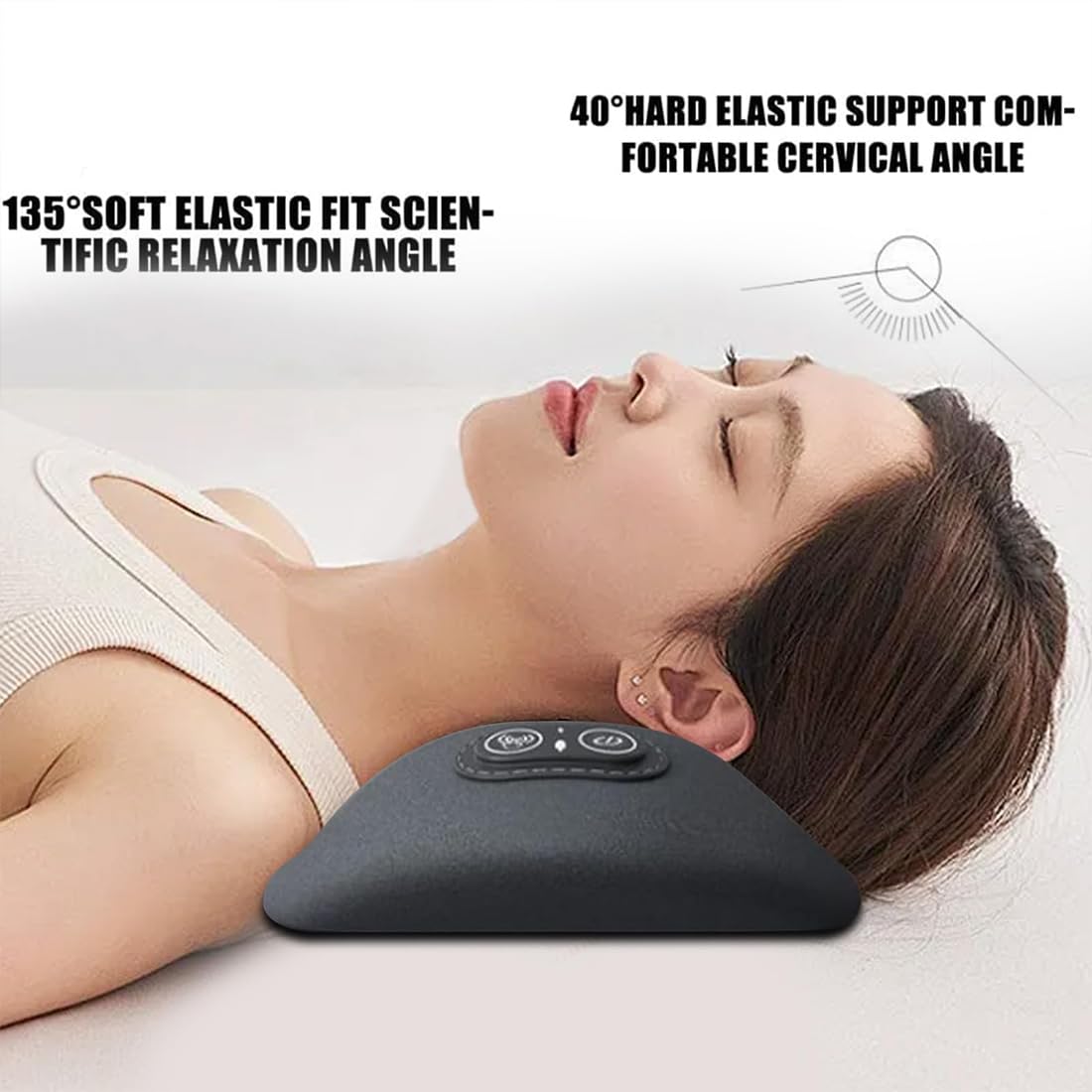 2026 Nouveau Masseur Sciatique 3 En 1, Décompression Vertébrale à Domicile, Masseur Dos Lombaire Original, Avec Chauffage Et Vibrations, Support Lombaire Ergonomique (Noir)