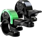 Greallthy Bike Bell - Alliage d'aluminium, son clair - pour les adultes & Les enfants, c'est dur. & Compact - Convient à 0,75-1 po (19-25,4 mm) - Parfait pour les enfants / ville / pliage / la plupart standard VTT scooter.