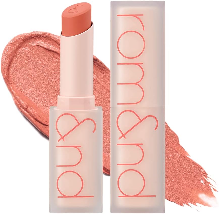 rom&nd Zero Matte Lipstick (Korean Cosmetics) 09 Shell Nude 0.1 oz (3 g)