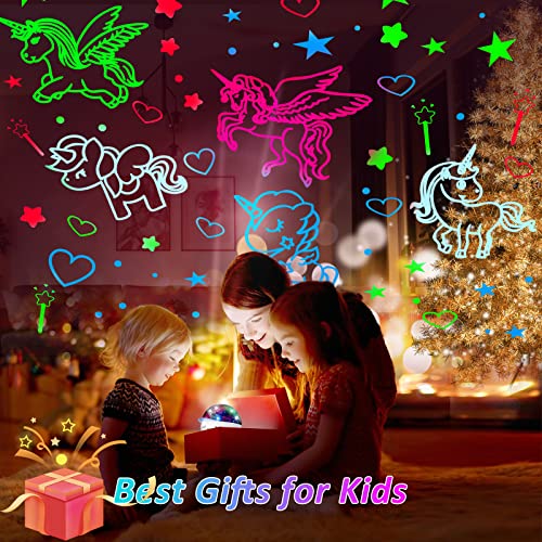 Yachance Unicorn Night Light Projector For Girl. Unicorns Gifts For Girls,Girls Toys 8-10 Years Old,Girls Unicorn Toys Age 6-8.Unicorn Decorations For Birthday Christmas Holiday Party Girls Bedroom #TOP1