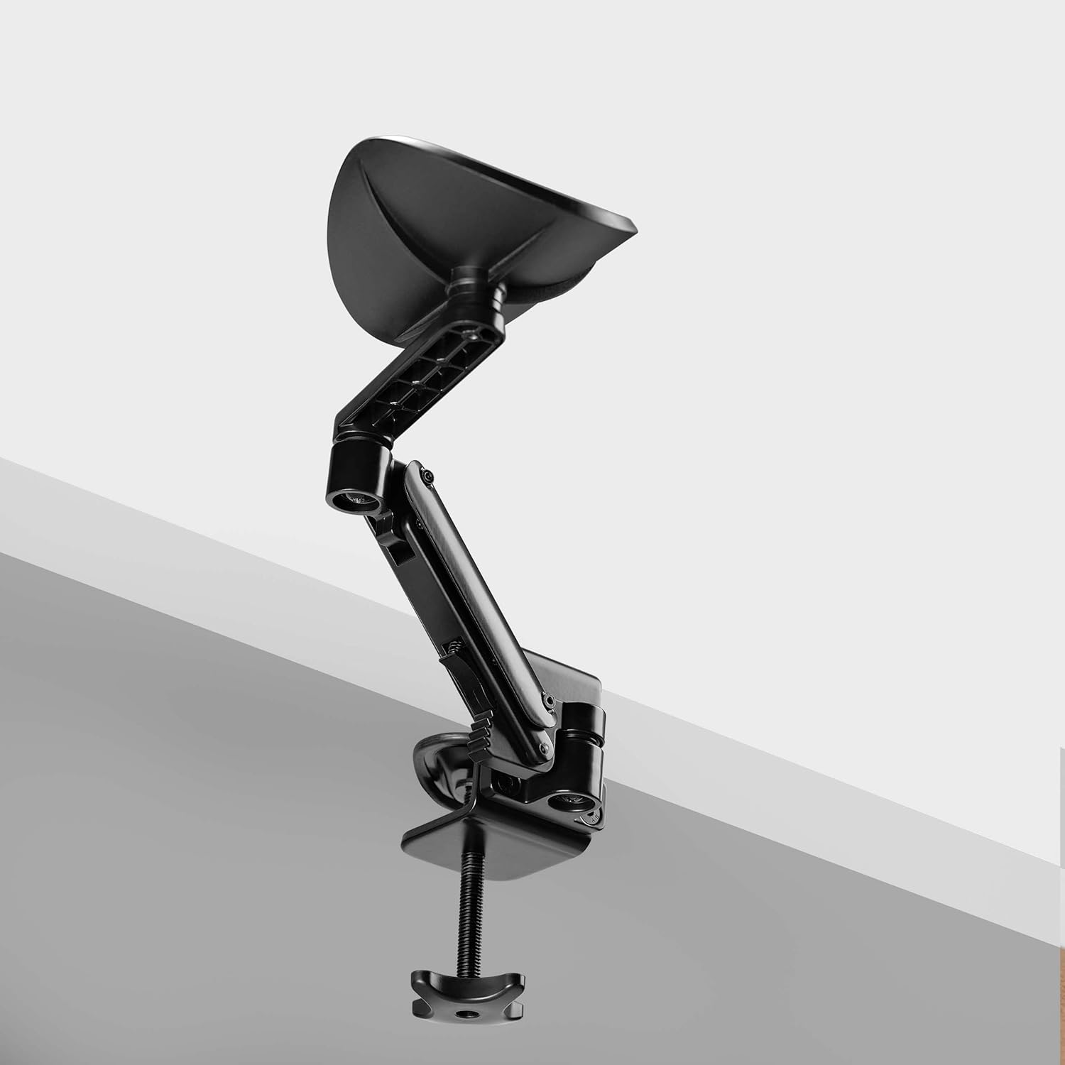 StarTech.com Adjustable Arm Rest for Office Desk, Ergonomic Arm/Elbow Support, 360-Degree Rotation, Clamp-On/No Drill Install