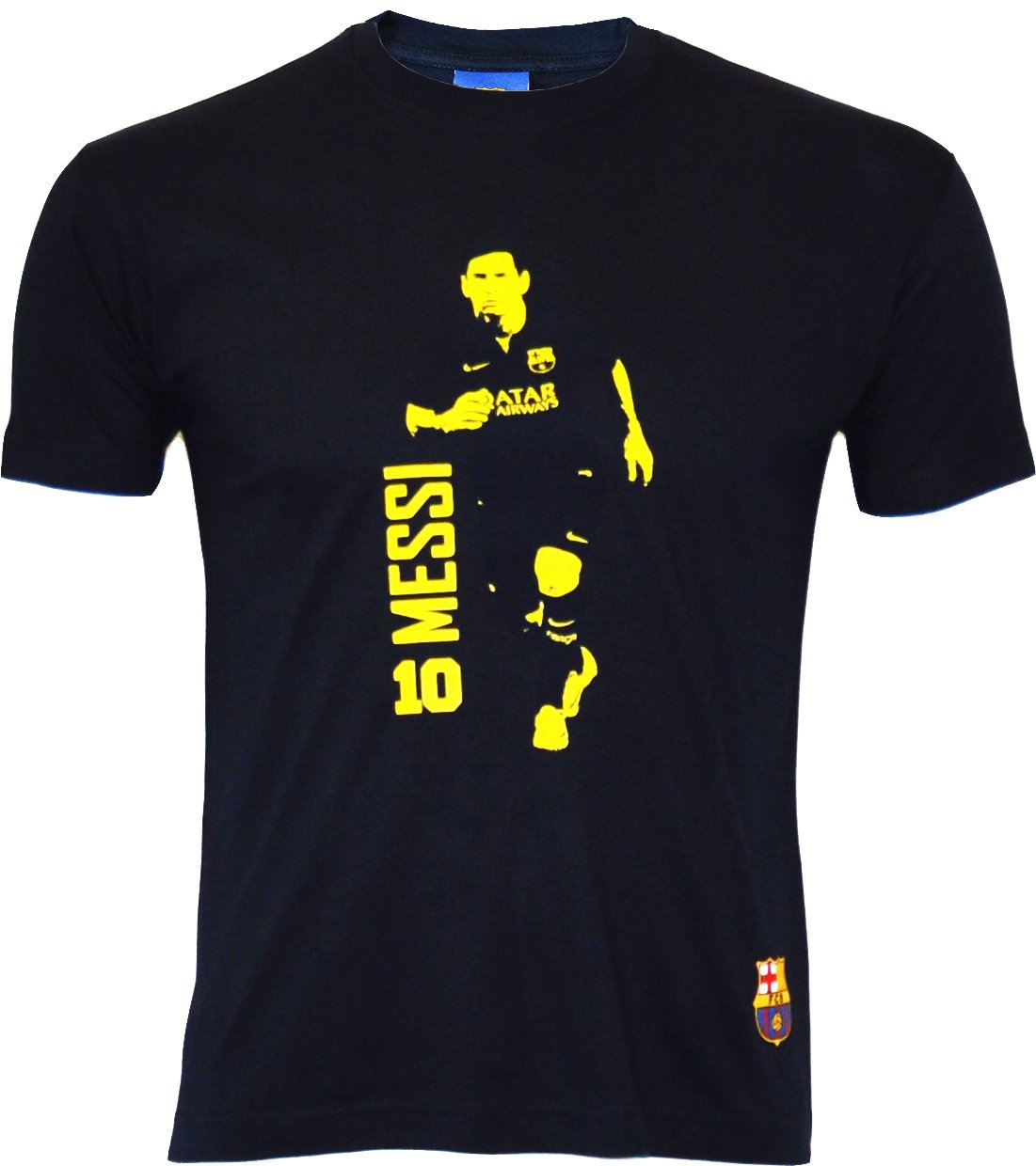 Barcelona FC Official Collection Lionel Messi Child’s T-Shirt, boys, marine, 10 Years