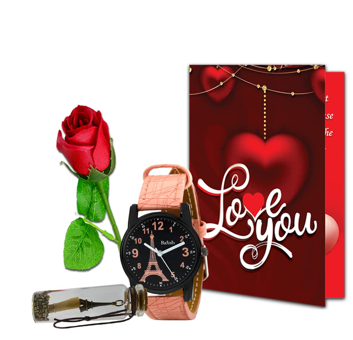 ME & YOU Romantic Gift for Lover/Wife/Girlfriend|Gifts for Couple|Unique Valentine's Day Gift|Chocolate, Rose, Purpose Day Gift, (Multicolor)
