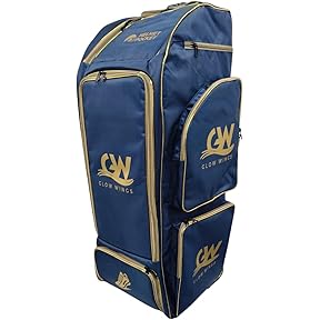 Buy VERSANT PRO DG Cricket Duffle Bag with Wheels (Navy Blue-Green